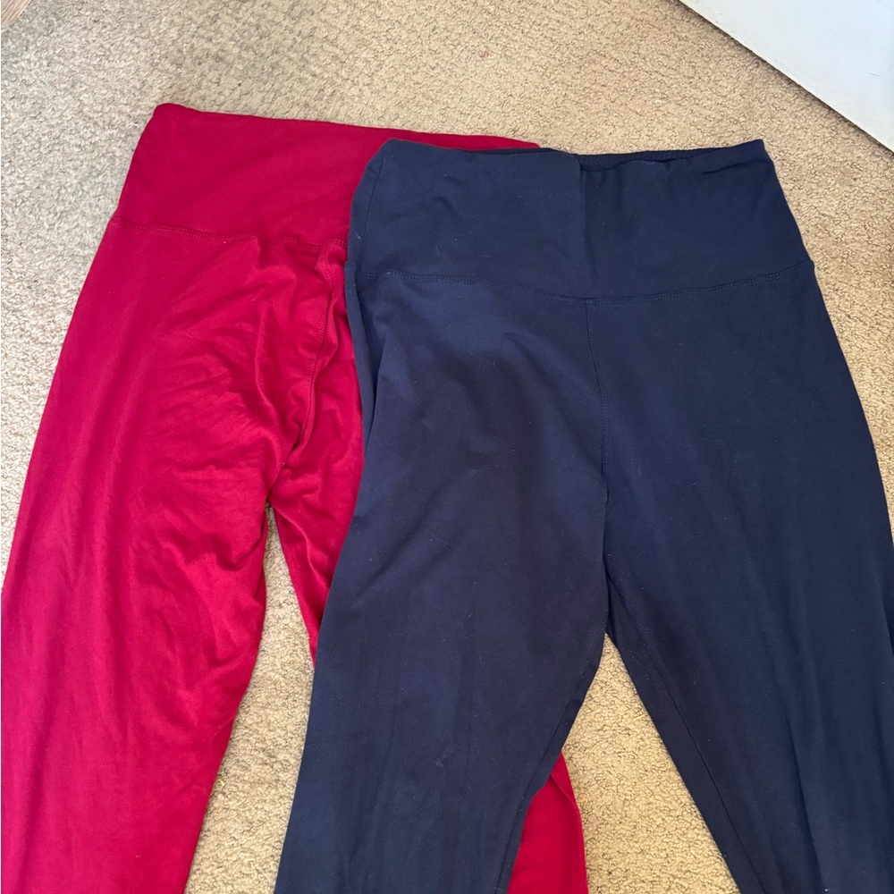 Red and Blue Leggings (Pair)